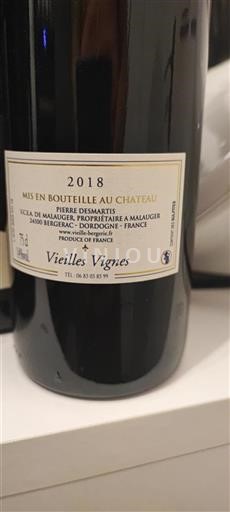 Jihozápad Bergerac Château Malauger Vieilles Vignes 2018