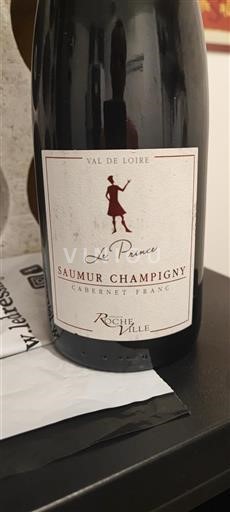 Loiren laakso Saumur-champigny Roche Ville Le Prince 2015