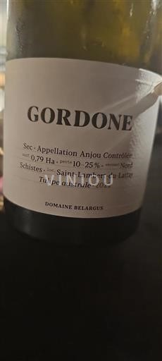 Loiretal Anjou Domaine Belargus Tulipe australe 2022