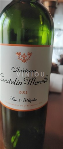 Bordeaux Saint-Estèphe Cru Bourgeois Château Coutelin-Merville 2011