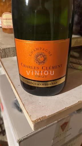 Champaña Champán Charles Clément Brut Sin añada