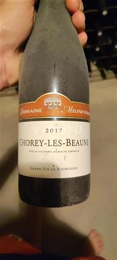 Borgogna Chorey-lès-Beaune Domaine Meuneveaux 2017