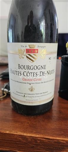 Burgundy Hautes Côtes de Nuits Domaine Des Grands Vins de France Grande 2010