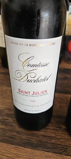 Bordeaux Saint-Julien Comtesse Duchatel 2015