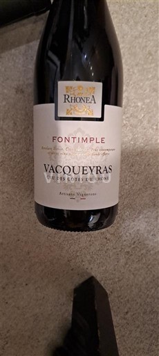 Rhône Valley Vacqueyras Rhonéa Fontimple 2023