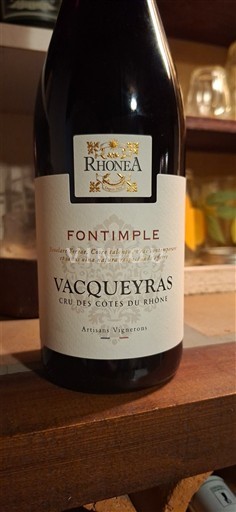 Valea Ronului Vacqueyras Rhonéa Fontimple 2023