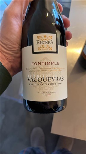Rona dolina Vacqueyras Rhonéa Fontimple 2023