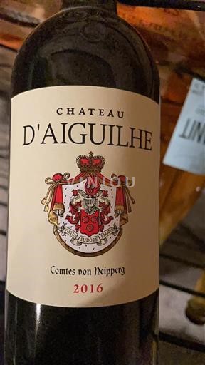 Bordeaux Castillon-côtes-de-bordeaux Château Aiguilhe 2016