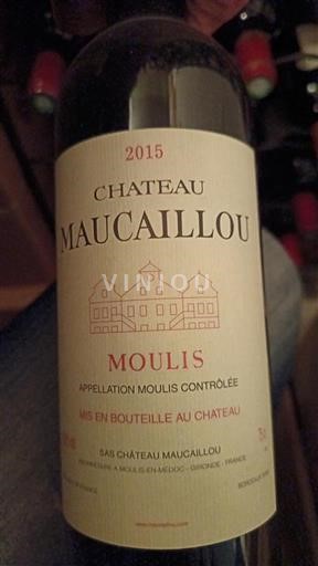 Bordeaux Moulis-en-Médoc Maucaillou 2015