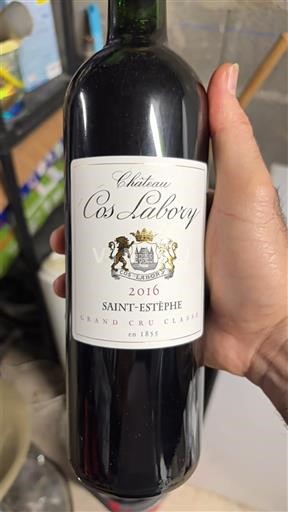 Bordeaux Saint-Estèphe Grand Cru Château Cos Labory 2016