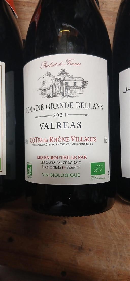 Vallée du Rhône Côtes-du-rhône-villages Domaine Grande Bellane Valréas 2024