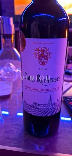 Bordeaux Saint-Émilion Grand Cru Grand Cru Côtes Rocheuses 2020