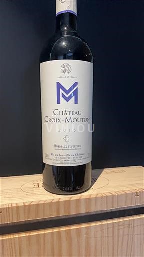 Vin Rouge sec Château Croix-Mouton 2018 France Bordeaux Bordeaux supérieur AOC