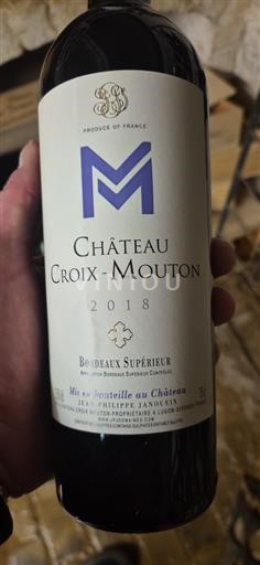 Bordeaux Bordeaux Supérieur Château Croix-Mouton 2018