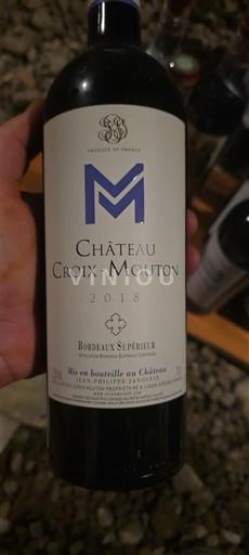 Bordéus Bordeaux Superior Château Croix-Mouton 2018