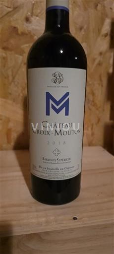 Bordeaux Bordeaux superiore Château Croix-Mouton 2018