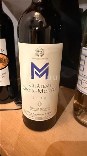 Bordeaux Bordeaux supérieur Château Croix-Mouton 2018
