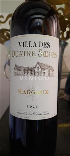 Bordéus Margaux Villa des Quatre Sœurs 2021