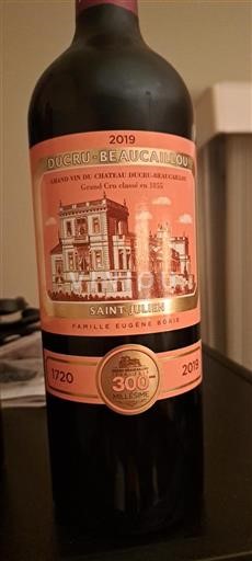 Bordeaux Saint-Julien Grand Cru Ducru-Beaucaillou 2019
