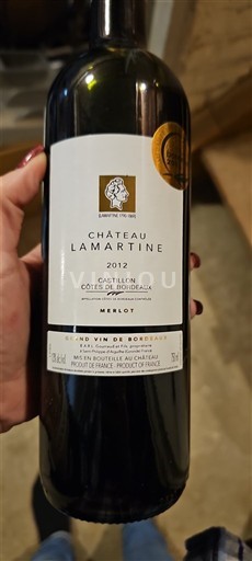 Bordeaux Castillon-côtes-de-bordeaux Château Lamartine 2012
