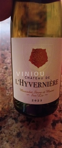 Loiredalen Muscadet-Sèvre-et-Maine Château L'Hyvernière 2023