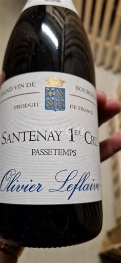 Bourgogne Ospecificerad Premier Cru Olivier Leflaive Passetemps 2020