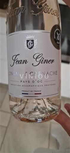 Languedoc-Roussillon Pays d'Oc Jean Giner Cinsault Grenache 2025