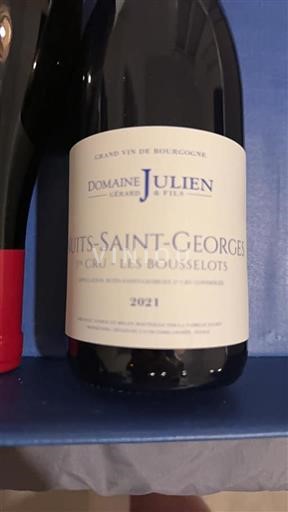 Burgundy Nuits-Saint-Georges Premier Cru Domaine Julien Les Bousselots 2021