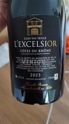 Thung lũng Rhône Côtes-du-rhône Clos Val Seille L'Excelsior 2023