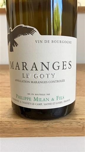 Burgundi Maranges Philippe Milan & Fils Le Goty 2023