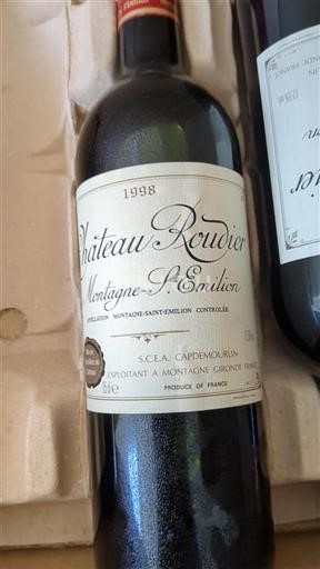 Bordeaux Montagne-saint-émilion Château Roudier 1998