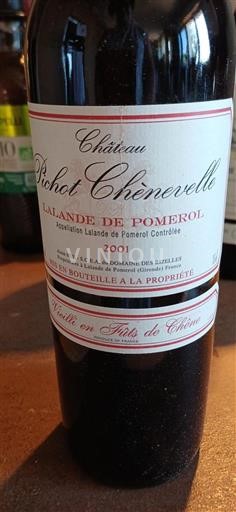 Burdeos Lalande-de-Pomerol Château Pichot Chènevelle 2001