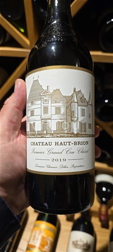 Bordeaux Pessac-Léognan Premier Grand Cru Classé Château Haut-Brion 2019