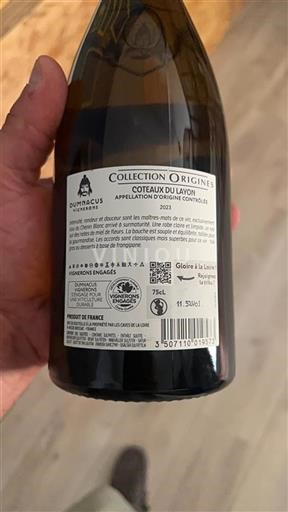 Loirevallei Coteaux du Layon Dumnacus Vignerons Collection Origines 2023