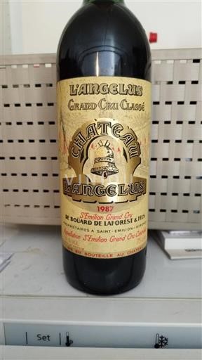 Bordeaux Saint-Émilion Grand Cru Grand Cru Angélus 1987