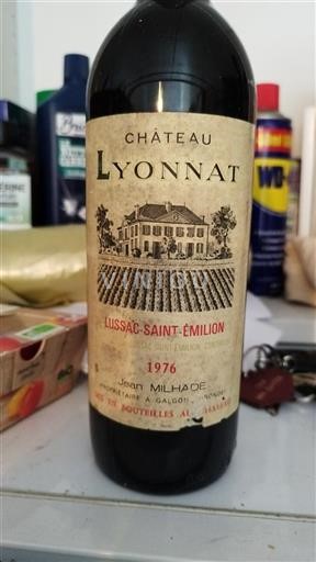 Bordeaux Lussac-saint-émilion Château Lyonnat 1976