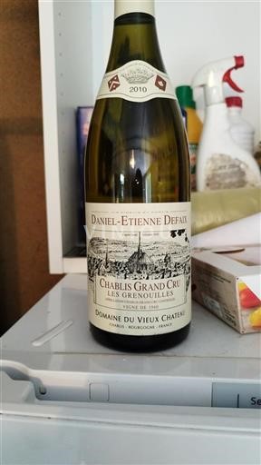 Borgonha Chablis Grand Cru Daniel-Etienne Defaix Les Grenouilles 2010