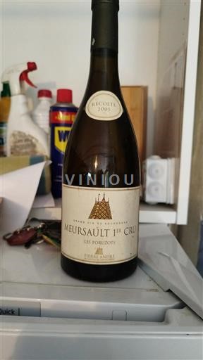 Bourgondië Meursault Premier Cru Pierre André Les Poruzots 2005
