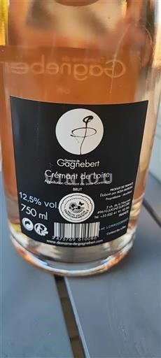 Loiredalen Crémant de Loire Domaine Gagnebert Icke årgångsbetecknad