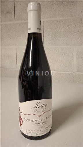 Burgund Santenay Premier Cru Mestre Père et Fils Clos-Faubard 2018