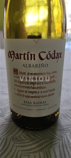 Galicie Rías Baixas Martín Códax Albariño 2024