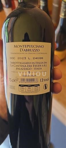 Abruzzo Montepulciano d'Abruzzo La Cantina Dei Feudi S.R.L 2023