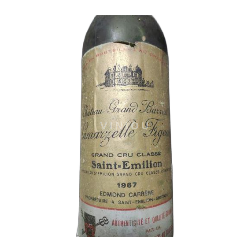 Bordeaux Saint-Émilion Grand Cru Château Grand Barrail Lamarzelle Figeac 1967