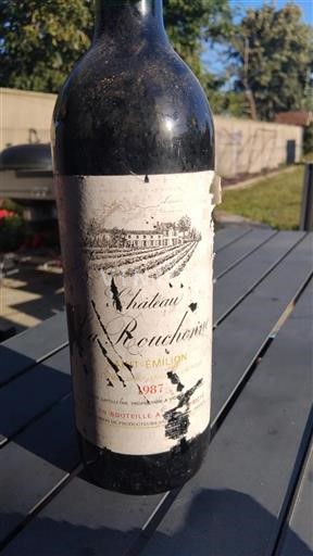 Bordeaux Saint-Émilion Grand Cru Château La Rouchonne 1987