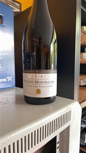 Vin Blanc sec Les Folatières Domaine Alain Chavy 2018 France Bourgogne Puligny-montrachet AOC Premier Cru