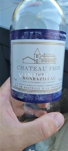 Zuidwest-Frankrijk Monbazillac Château Pion 1994