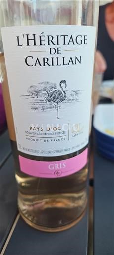 Languedoc-Roussillon Pays d'Oc L'Héritage de Carillan Gris Non-Vintage