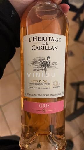 Languedoc-Roussillon Pays d'Oc L'Héritage de Carillan Gris Non-Vintage