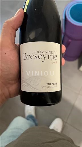 Valle del Ródano Côtes del Ródano Domaine Bréseyme 2018