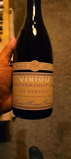 Bourgogne Auxey-Duresses Premier Cru Domaine Moissenet-Bonnard Les Duresses 2020